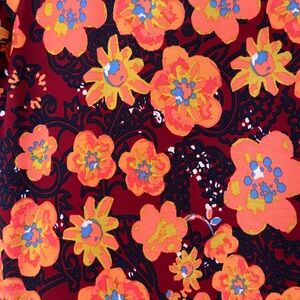 LuLaRoe Floral Maxi Dress - Multicolor